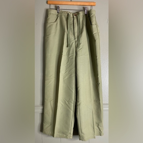 La Cabana Pants - La Cabana Womens Khaki Casual Resortwear Pants Size Large